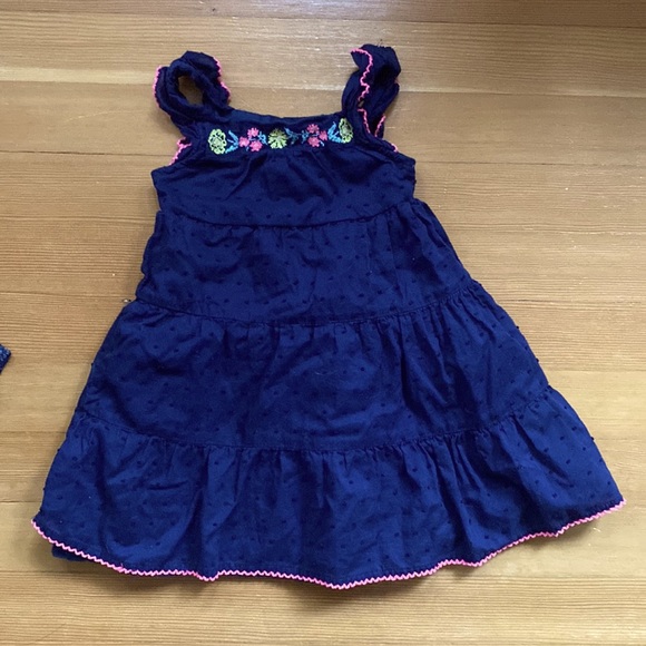 Penelope Mack 12m Swiss dot dress with embroidery detail, EUC - Picture 1 of 3